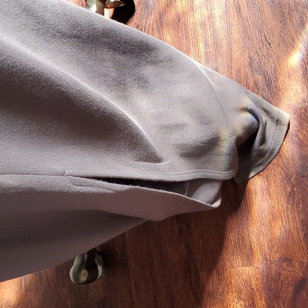Eileen fisher gray stretch maxi dress size xs - Picture 5 of 14